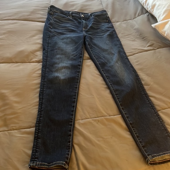 American Eagle Outfitters next level stretch hi-rise jeggings size 10 long EUC - Picture 5 of 9